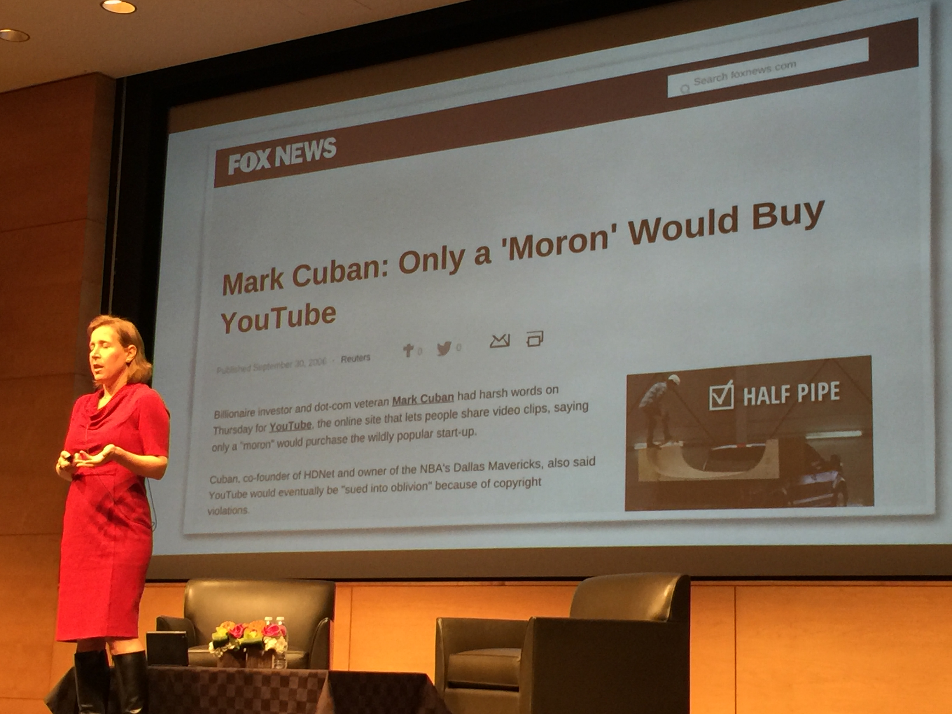 20160211 Susan Wojcicki 1998 Mark Cuban    IMG_4236