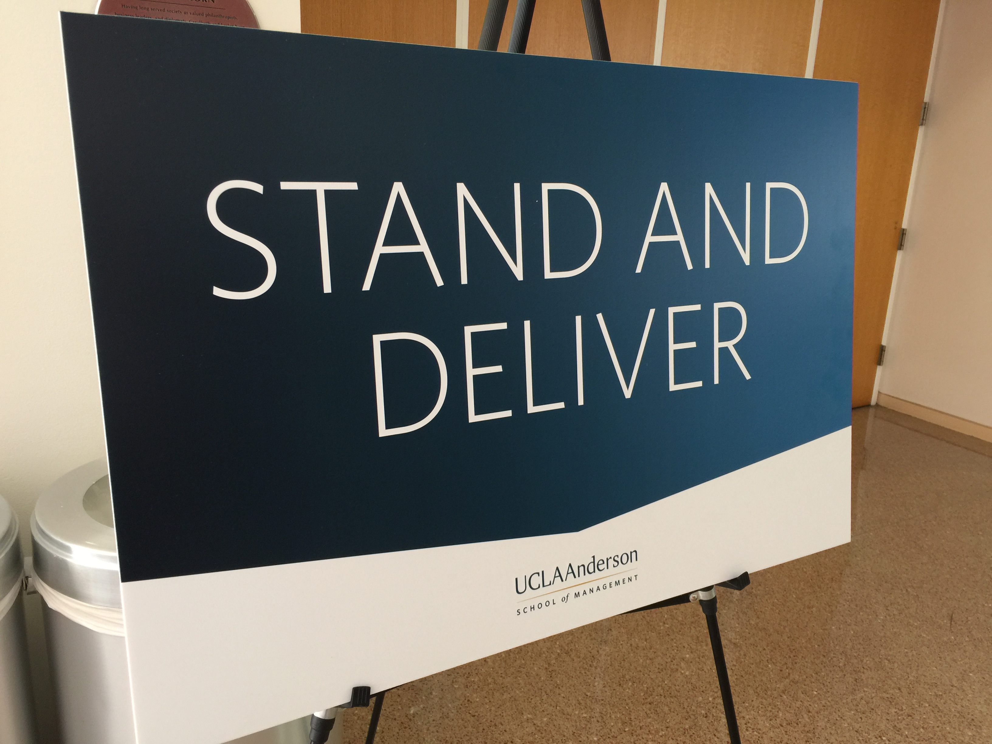 20170830 Stand and Deliver sign