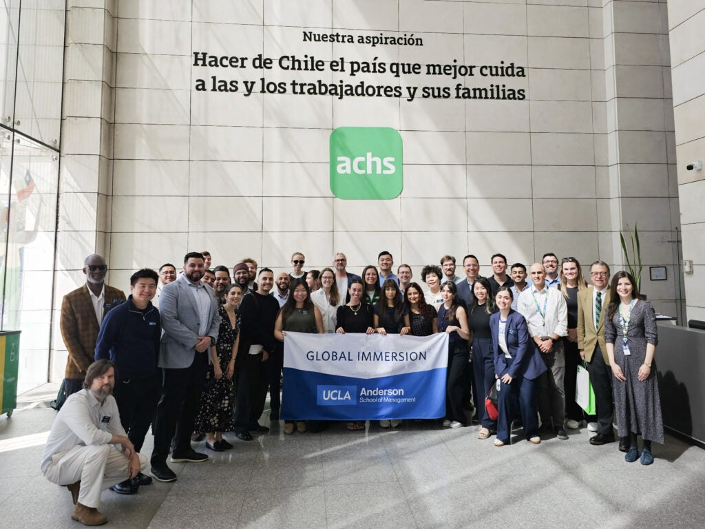 Image for Students Travel to Chile for a Perspective on Doing Business in an Advanced Middle-Income Country